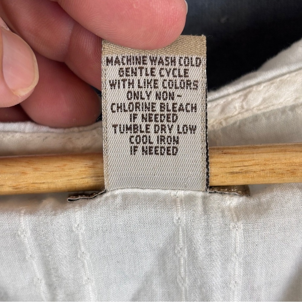 Ruff Hewn White Hooded Short Sleeve Swim cover-up in L - Picture 4 of 8